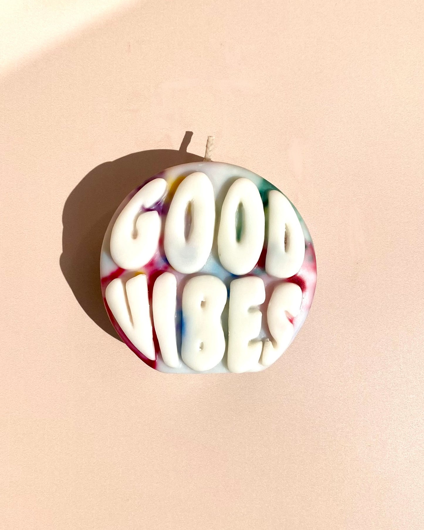 Good Vibes Multicoloured Candle