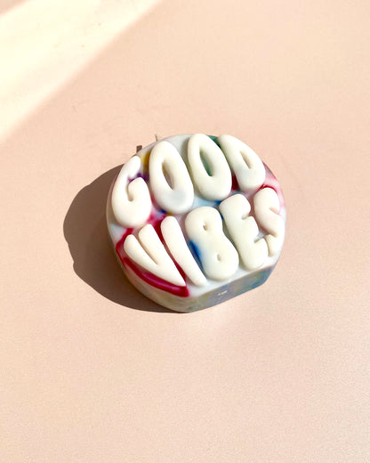 Good Vibes Multicoloured Candle