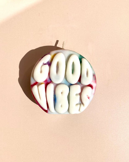 Good Vibes Multicoloured Candle