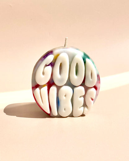 Good Vibes Multicoloured Candle