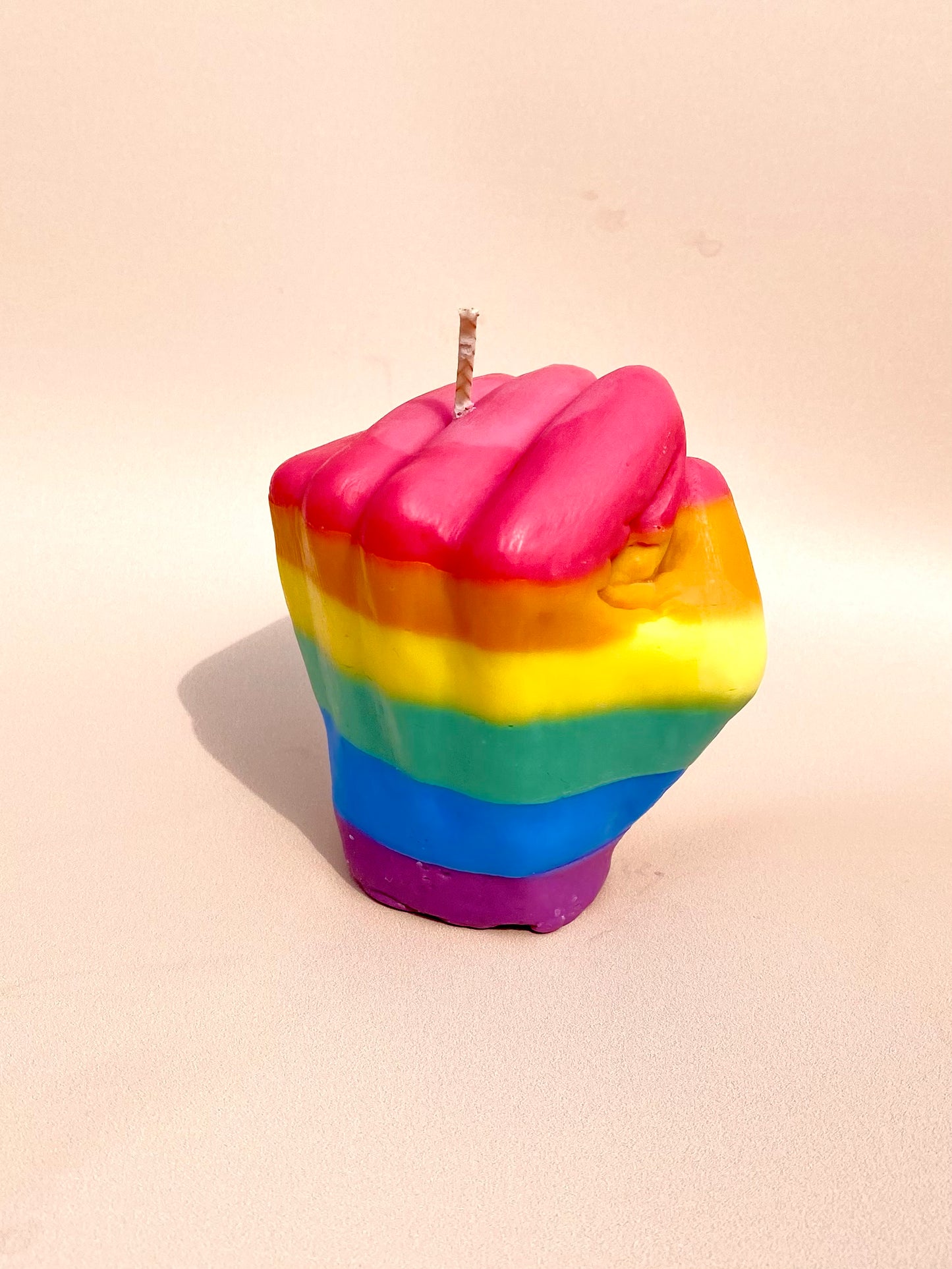 Rainbow Pride Candle